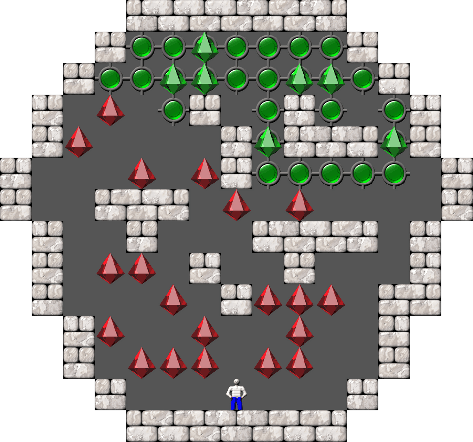 Sokoban ACSmileys 4 level 147